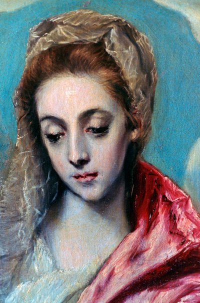 Sagrada Familia con Santa Ana (detalle), c1590-1595 de El Greco