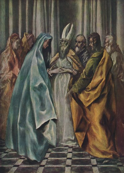El desposorio de la Virgen, c1600-1614, 1938 de El Greco