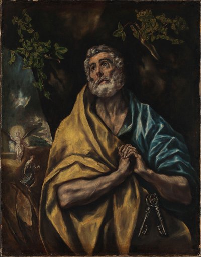 Norwegian Bokmål:  Den angrende Peter Las lágrimas de San Pedro de El Greco
