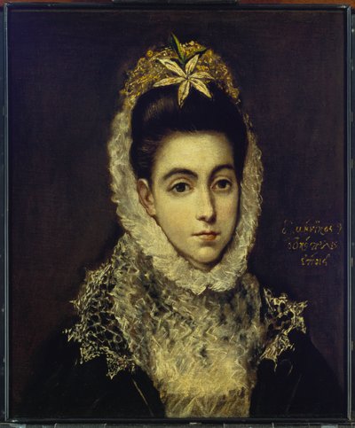 Retrato de una joven dama de El Greco