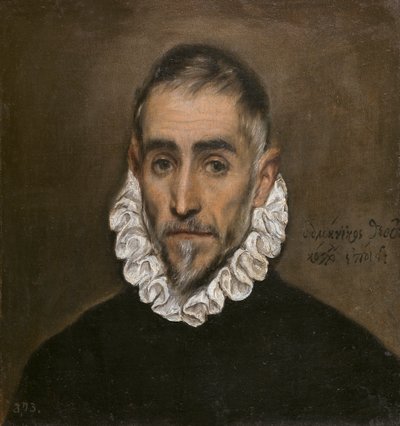 Retrato de un caballero desconocido, c.1594 de El Greco