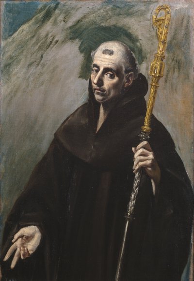 San Benito de Nursia, 1577-1579 de El Greco