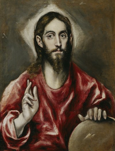 Salvator Mundi, 1608-1614 de El Greco