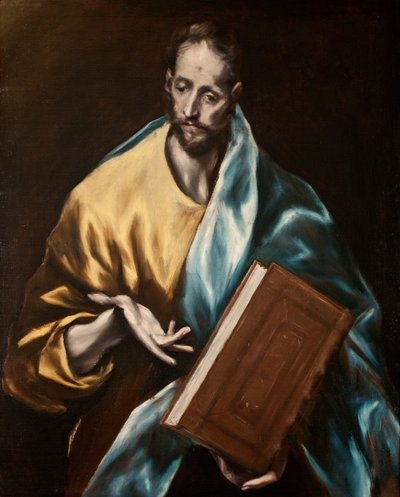 Español:  El apóstol Santiago el Menor Apostle St James the Less de El Greco