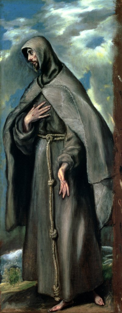 San Francisco de Asís (c.1182-1220) de El Greco