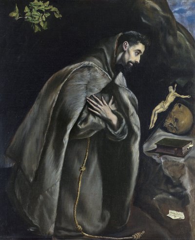 San Francisco en oración ante el Crucifijo de El Greco