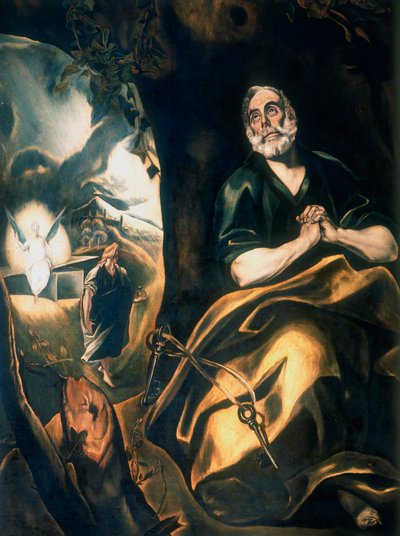 Las lágrimas de San Pedro, c. 1561-1614 de El Greco