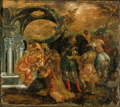 La adoración de los magos, 1565-1567 de El Greco