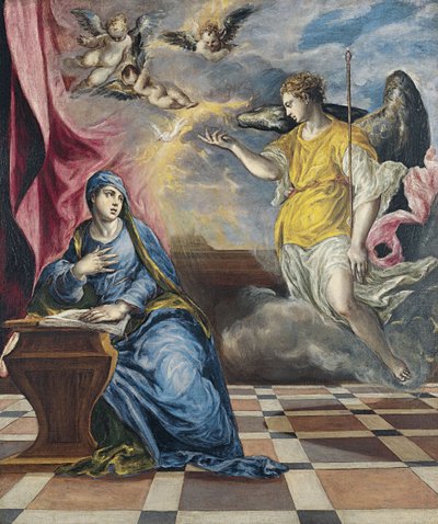 La Anunciación, ca 1576 de El Greco