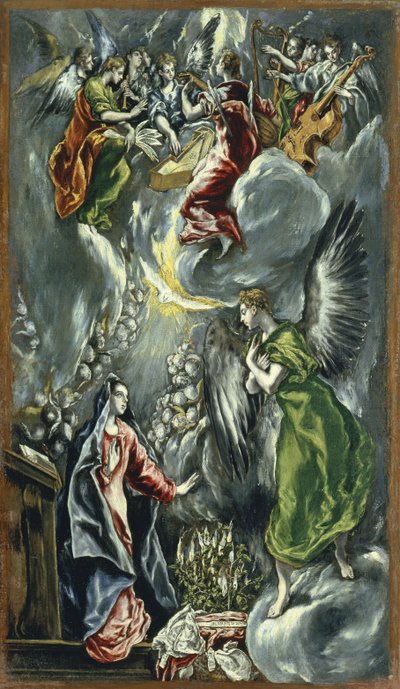 La Anunciación, ca 1596-1600 de El Greco