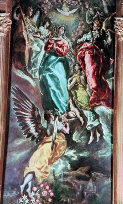 La Asunción de la Virgen, c1613 de El Greco