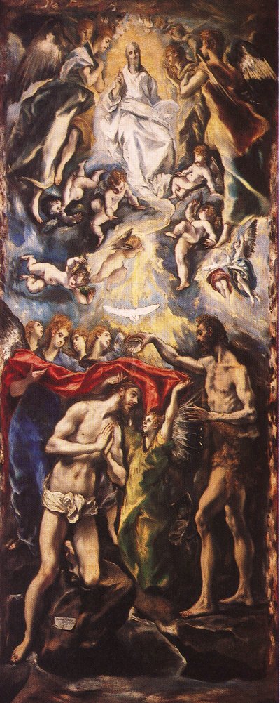 El Bautismo de Cristo de El Greco