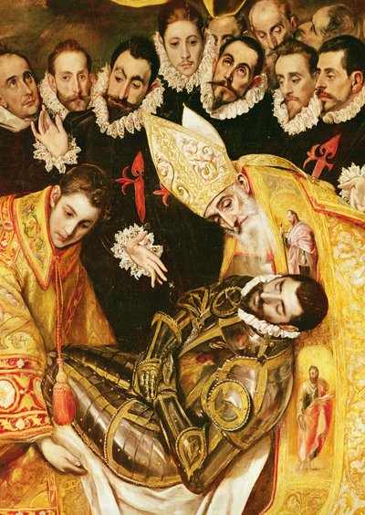 El Entierro del Conde de Orgaz (detalle) de El Greco
