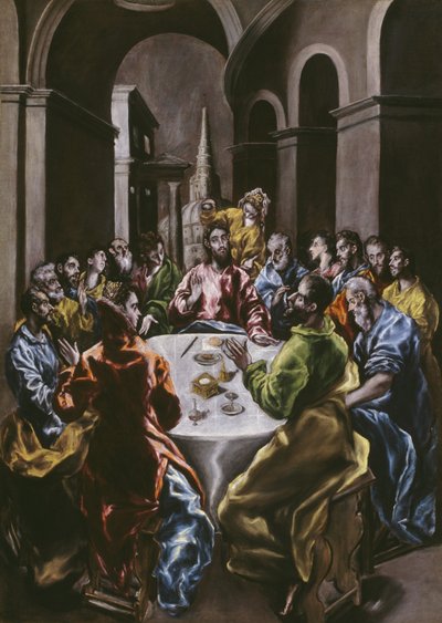 La fiesta en la casa de Simón, 1608-14 de El Greco
