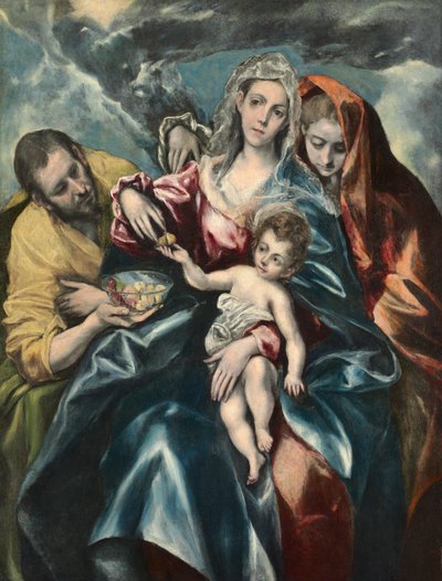 La Sagrada Familia con María Magdalena de El Greco