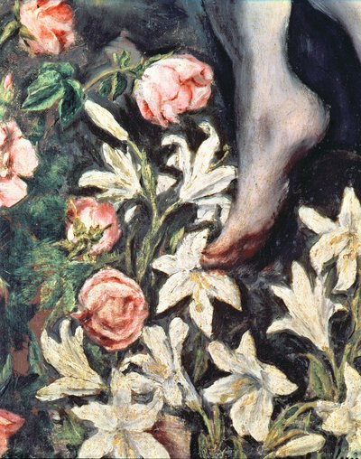 La Inmaculada Concepción (detalle de flores) de El Greco