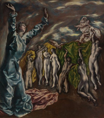 La visión de San Juan, ca. 1608-14 de El Greco