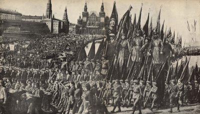 Ilustración de La URSS construye el socialismo, 1933 de Eliezer Markowich Lissitzky