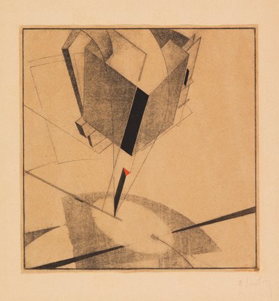 Proun 5A, 1919 de Eliezer Markowich Lissitzky