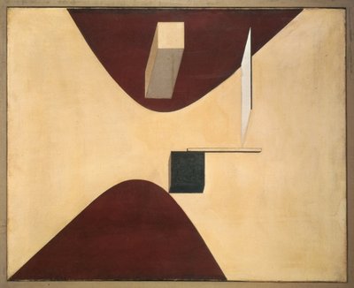 Proun P23, no. 6 de Eliezer Markowich Lissitzky