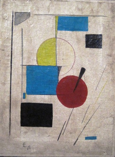 Composición Suprematista, 1921 de Eliezer Markowich Lissitzky