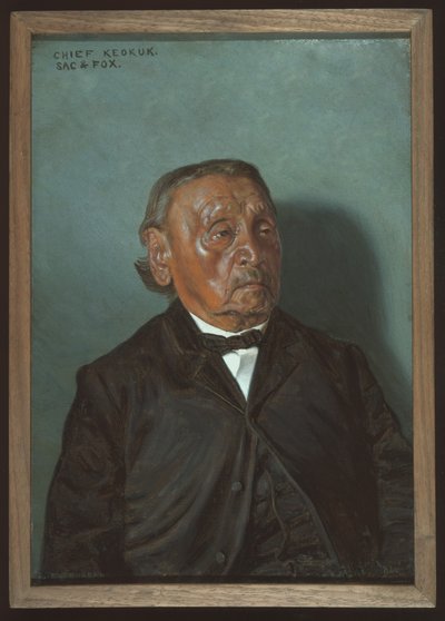 Jefe Keokuk, Sac & Fox de Elbridge Ayer Burbank