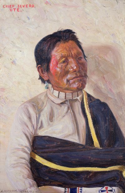 Jefe Severo (óleo sobre lienzo) de Elbridge Ayer Burbank