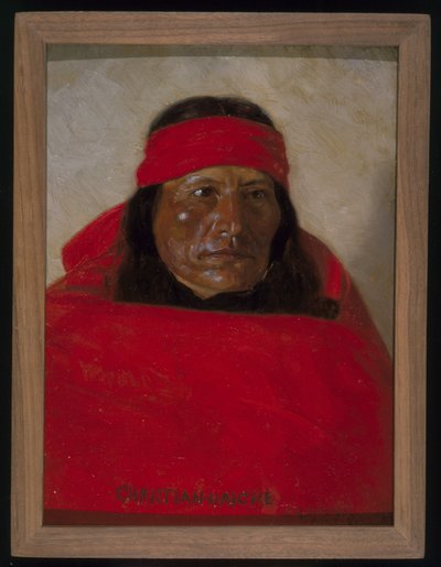 Christian-Naiche, c.1899 (óleo sobre tela) de Elbridge Ayer Burbank