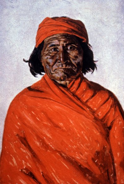 Gerónimo, c.1900 (ilustración) de Elbridge Ayer Burbank