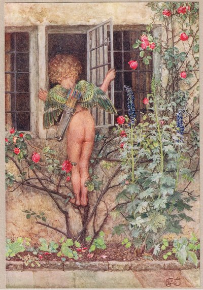 A Morning Song, ilustración de "The Book of Old English Songs and Ballads", publicado por Hodder and Stoughton, c.1910 (litografía en color) de Eleanor Fortescue Brickdale