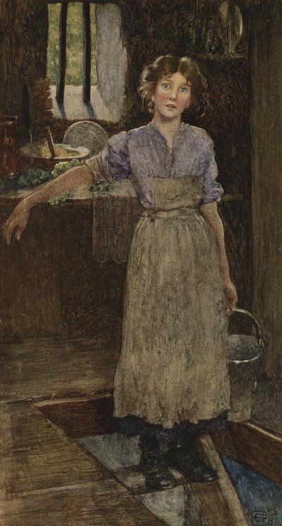 Pero Dios tiene a algunos de nosotros a los que susurra al oído (litografía en color) de Eleanor Fortescue Brickdale