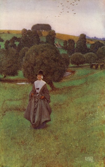 Cruel Barbara Allen (litografía en color) de Eleanor Fortescue Brickdale
