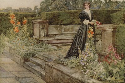 Garden Fancies, el nombre de la flor (litografía en color) de Eleanor Fortescue Brickdale