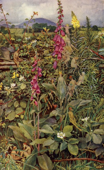 Guinevere (litografía en color) de Eleanor Fortescue Brickdale