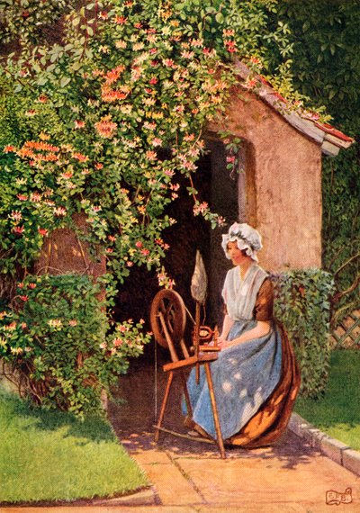 Ilustración del poema A Wish de Rogers, del libro "Palgrave