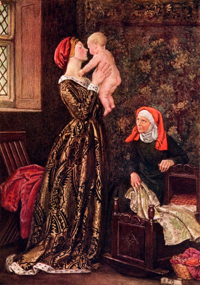Ilustración del poema The Noble Nature de Jonson, del libro "Palgrave