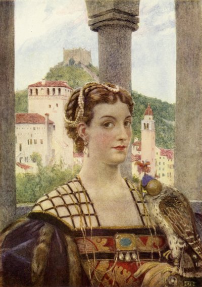 Kate la Reina (litografía en color) de Eleanor Fortescue Brickdale