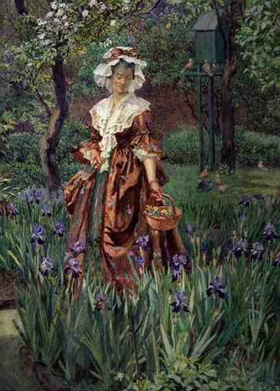 Madame Placid (acuarela sobre papel) de Eleanor Fortescue Brickdale