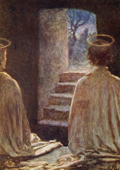 La tumba vacía (litografía en color) de Eleanor Fortescue Brickdale