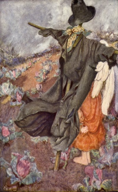 "El mundo y lo que teme" (litografía en color) de Eleanor Fortescue Brickdale