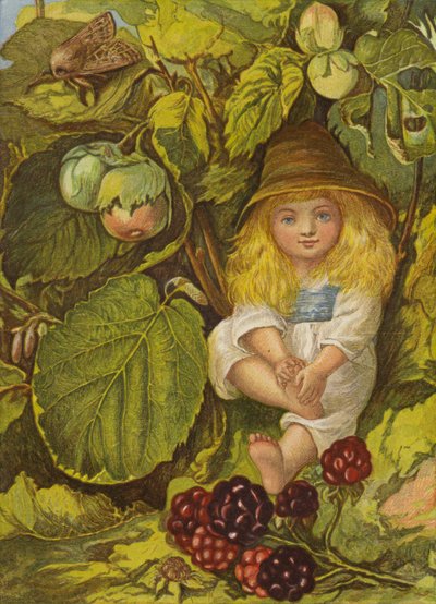 La enramada del arbusto de la nuez (litografía en color) de Eleanor Fortescue Brickdale
