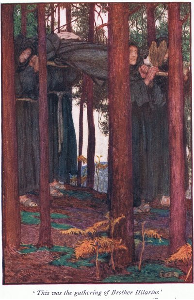 Esta fue la reunión del Hermano Hilarius de Eleanor Fortescue Brickdale