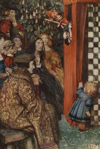 Suponer que un tramposo puede engañar a todos estos, era más milagroso (litografía en color) de Eleanor Fortescue Brickdale