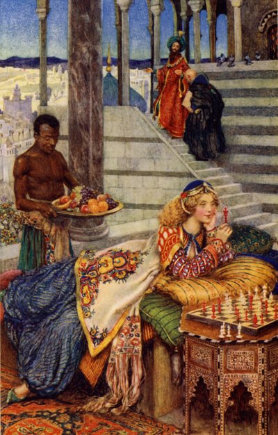 Vivien (litografía en color) de Eleanor Fortescue Brickdale