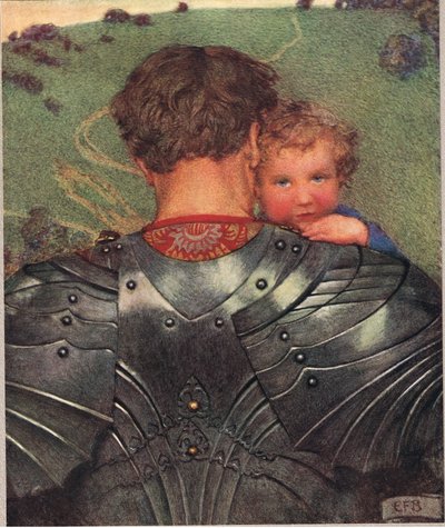 A Sweet Lullaby, ilustración de "The Book of Old English Songs and Ballads". de Eleanor Fortescue Brickdale
