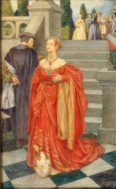 Pero cuando el corazón sufre un golpe, ¿pasará el dolor tan pronto? de Eleanor Fortescue Brickdale