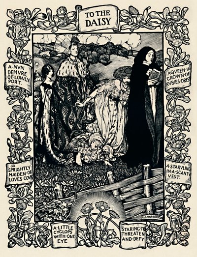 Ilustración del poema de Wordsworth 