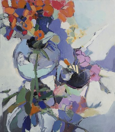 Floral abstracto y colorido de Elena Shraibman