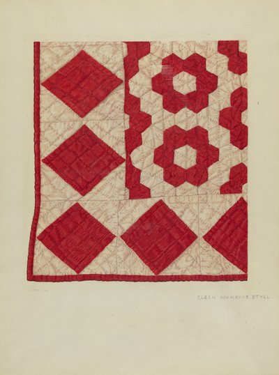 Colcha de retazos de Elgin Moncure Styll
