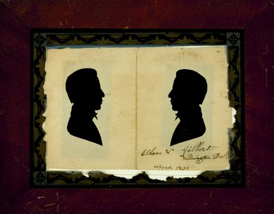 Siluetas reveladas de un hombre de Elhana W. Gilbert